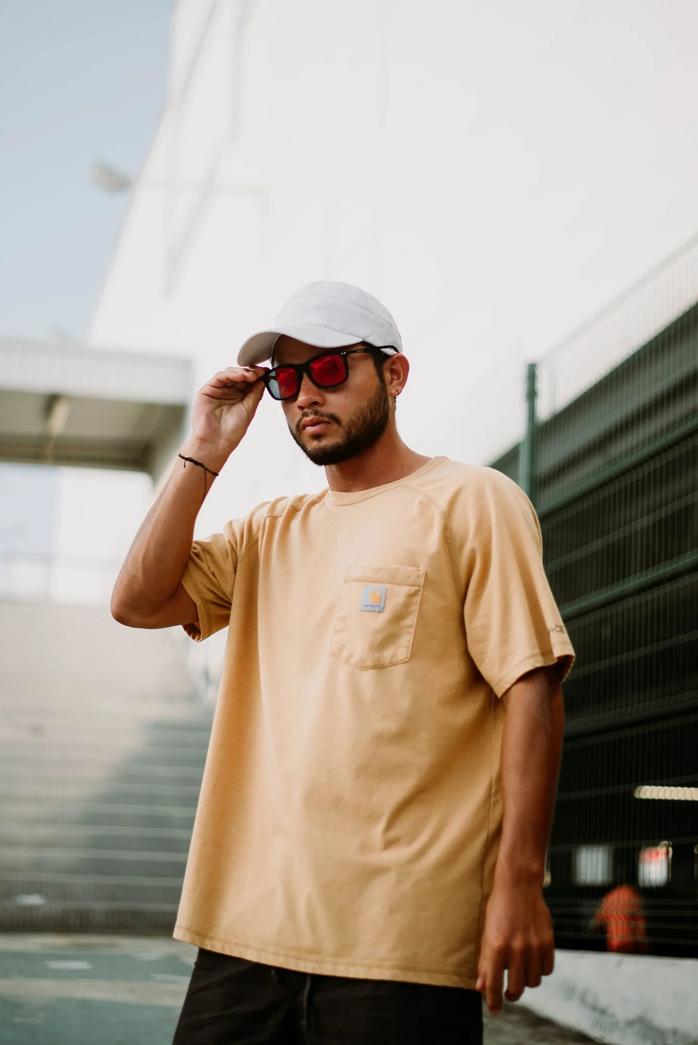 Sun-Faded Pocket Tee — CROTON